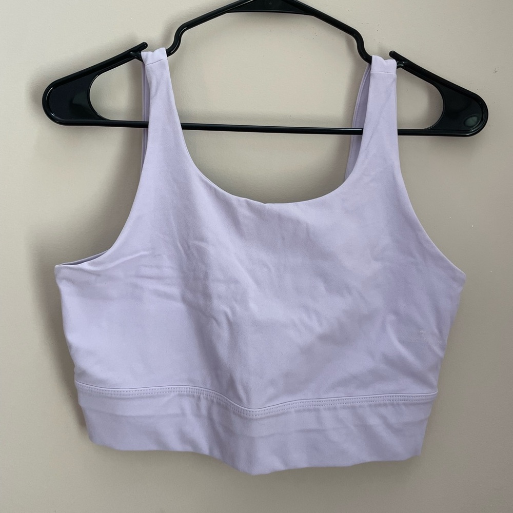 NIKE Size M Lavender Sports Bra